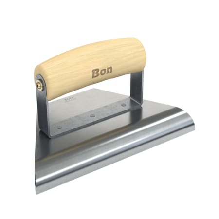 Bon Tool Tapered Edger, 8" To 3", 3/4" Radius 7/8" Lip Wood Handle 12-833